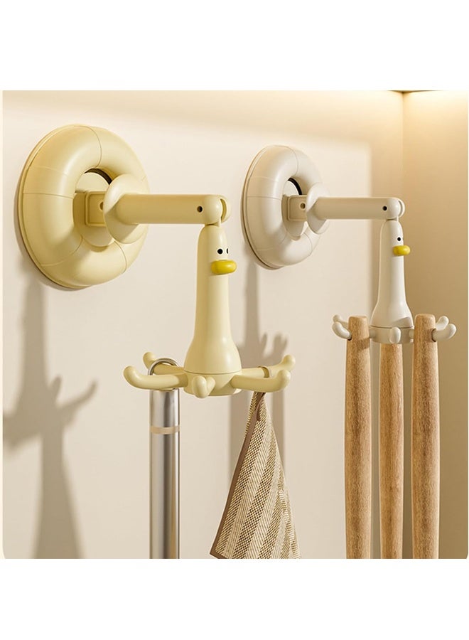 HOMESTAR Hanging Utensil Holder Hooks Kitchen Utensil Hanger Wall Mount 360° Rotating Folding Hook Strong Suction Cup Hook Utensil Rack for Kitchen Bathroom Cabinet （1pc） - Image 5