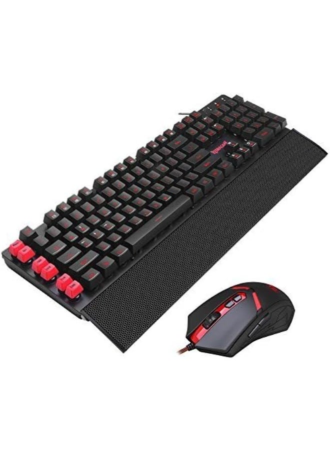 Redragon S102-1 Yaksa Gaming Keyboard and Nemeanlion Wired Gaming Mouse Combo - Image 1