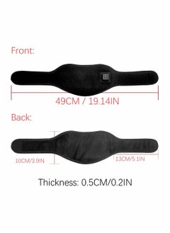 Excefore Electric Neck Warmer Wrap Neck Heating Pad for Shoulder Cervical Pain Relief Portable Size Heated Neck Massager with Three Adjustable Heat Modes Black  - Image 5