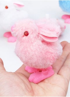Excefore Bunny Jumping Chick Wind Up Toy, 8 Pcs Novelty Chicken Hopping Windup Toy for Kids, Easter Egg Hunt Basket, Stocking Stuffers, Party Favors, Birthdays  - Image 5