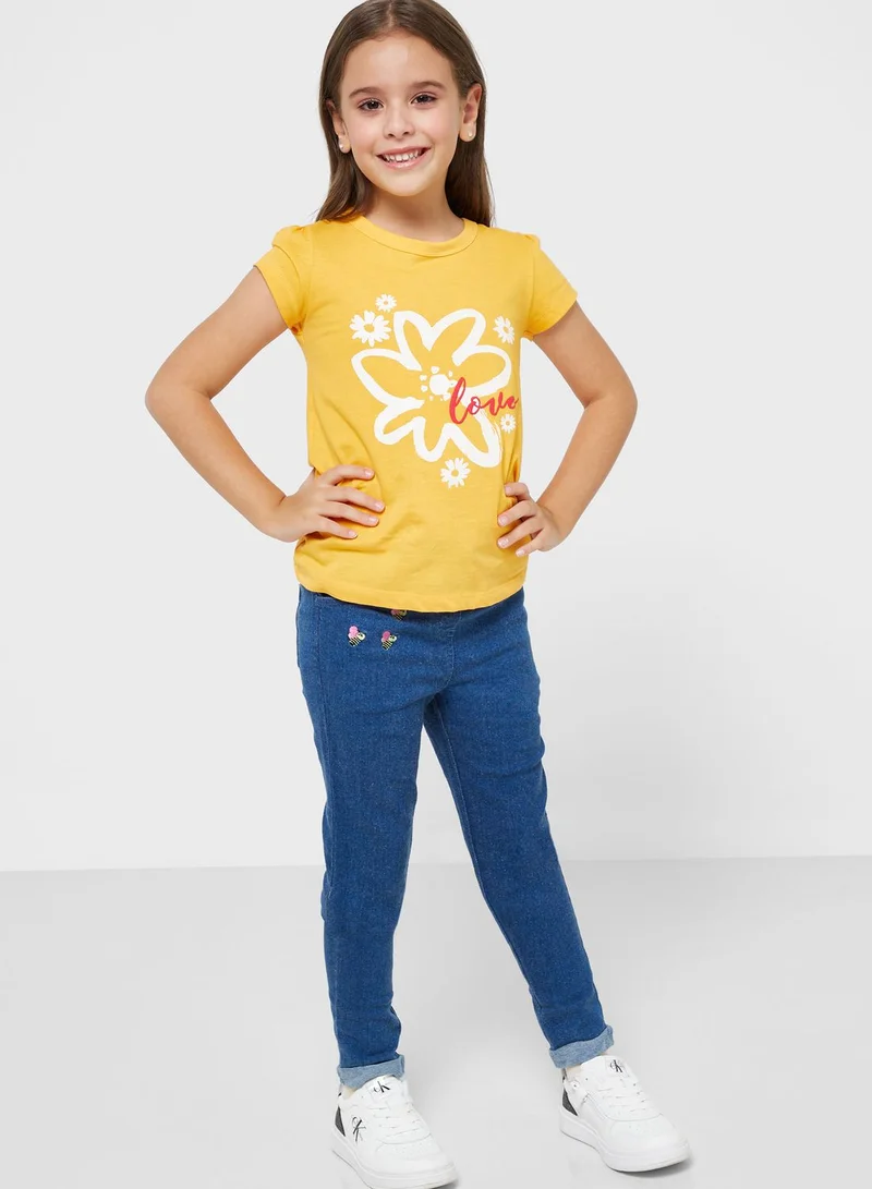 Pinata Girls Embroidered Jeans