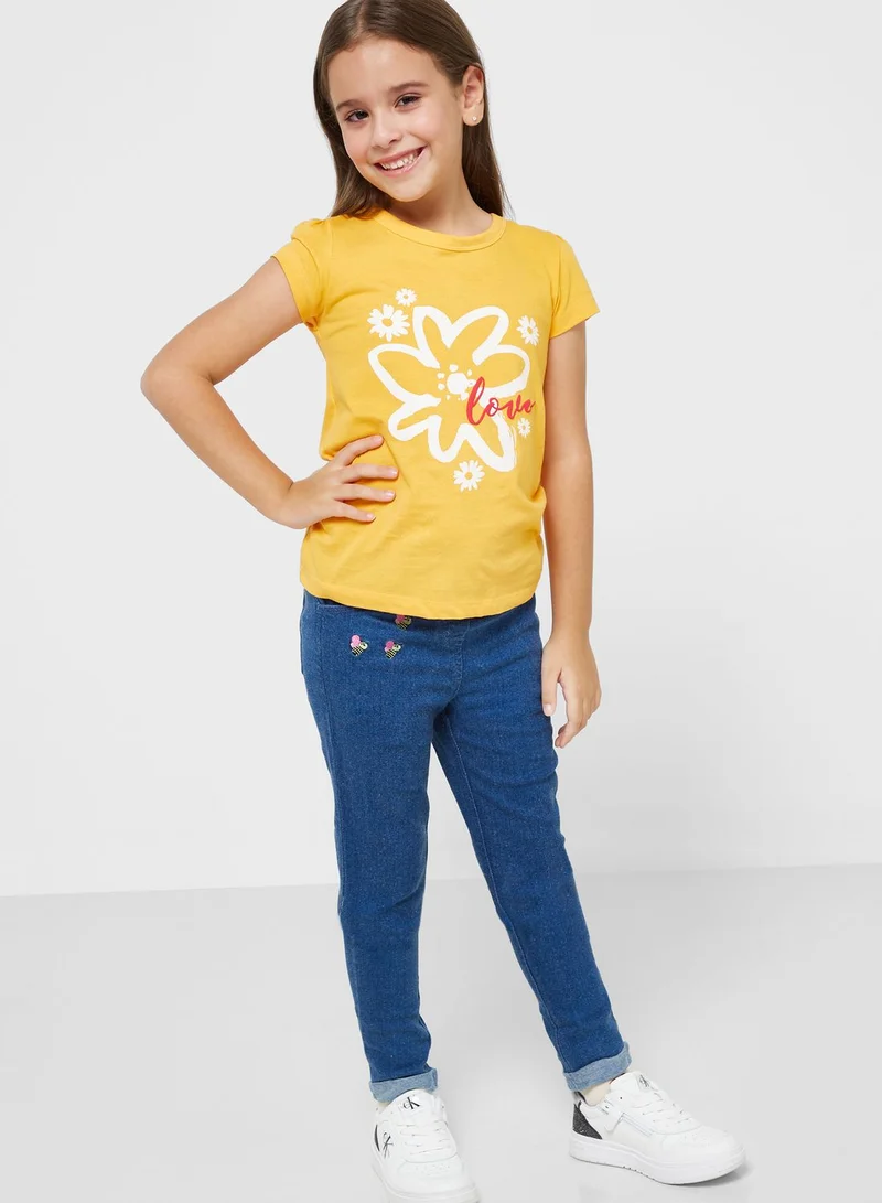 Pinata Girls Embroidered Jeans