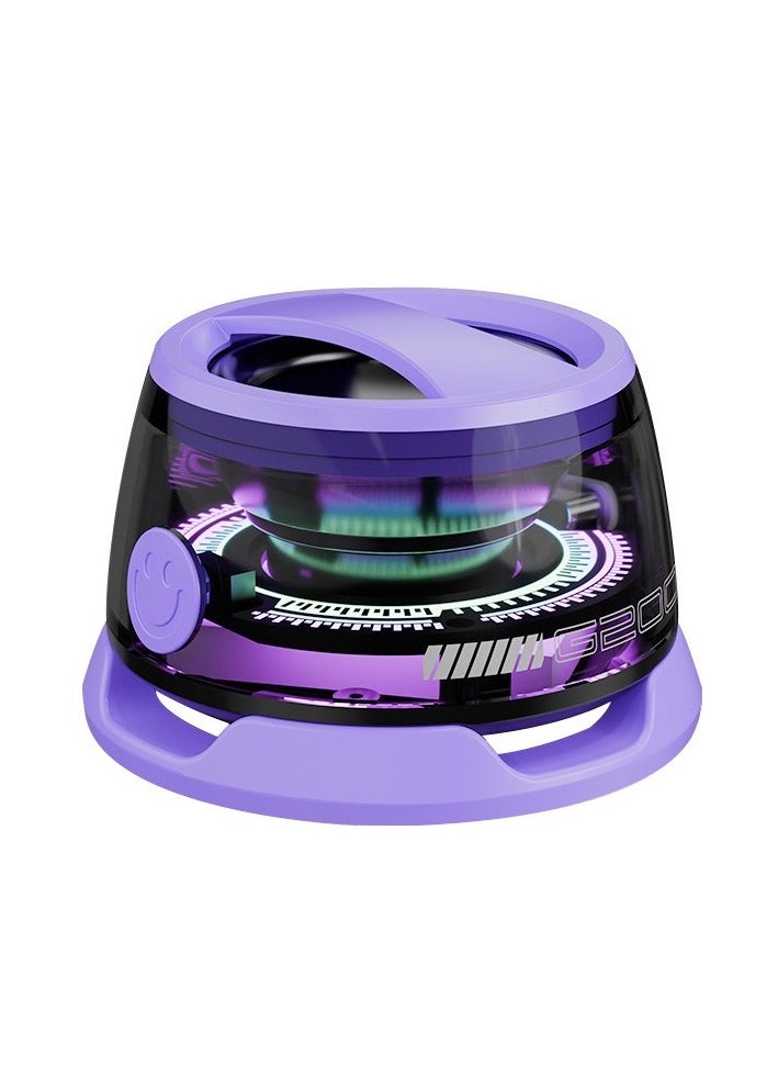 Generic LED magnet lights absorb purple high-quality subwoofer Bluetooth speakers 