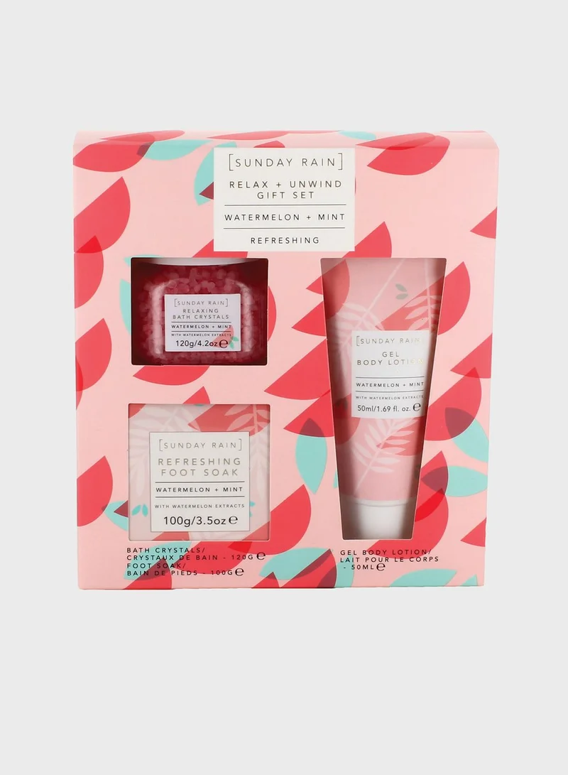 Sunday Rain Sunday Rain Watermelon & Mint Set