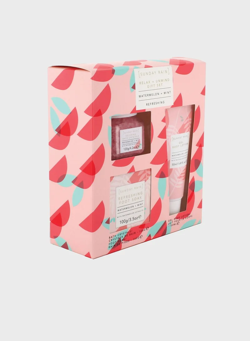 Sunday Rain Sunday Rain Watermelon & Mint Set