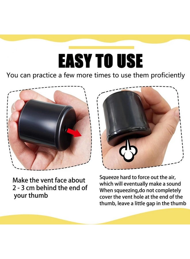 Skylety 2 Pieces Pooter Fart Machines In Black Fart Prank Toy Fart Noise Maker Fart Sounds Machine Toy Funny Joke Toys For Funny Gag Party Birthday Joke Toy Favors (Keep Practice For Better) - Image 2