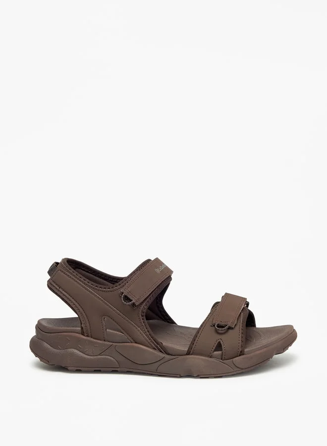 Le Confort Logo Print Floaters with Hook and Loop Closure