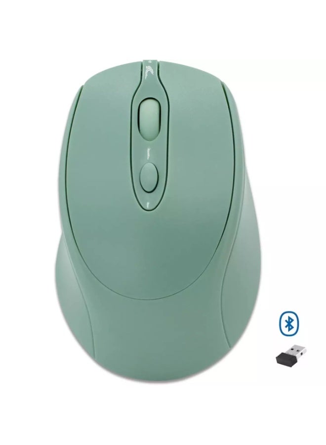 Nengshi M256 Dual Mode Wireless, Bluetooth  Silent Click Mouse - Optical Sensor 1200 DPI Rechargeable USB C - Image 1