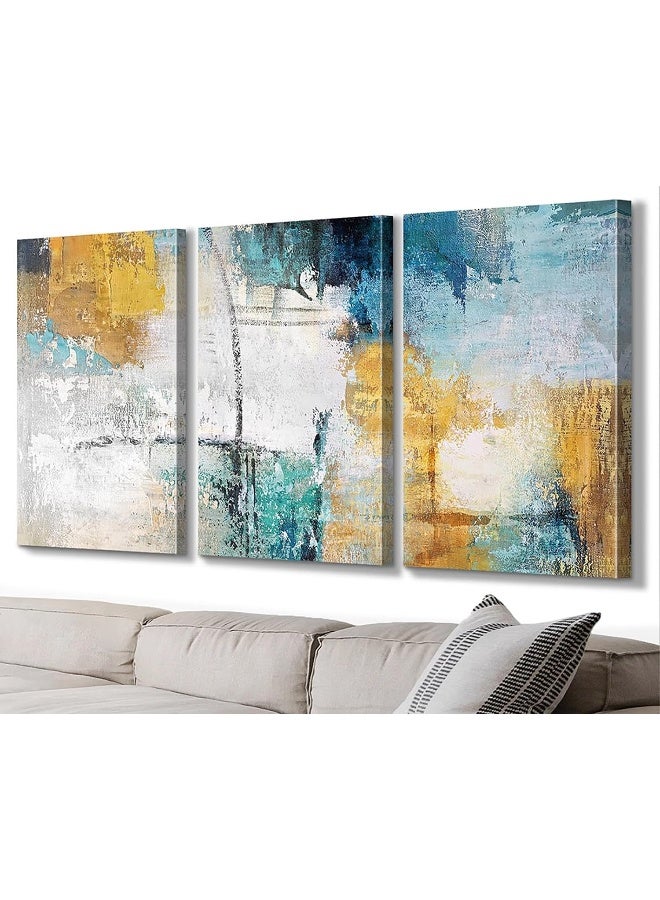 Home Trove Rameer Abstract Canvas Wall Art Extra Large Living Room Office Bedroom Wall Decor  - Image 1