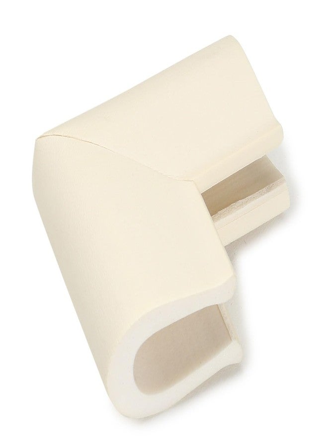 Bosco Baby Corner Guards - Pre-Taped Safety Edge Protectors for Furniture | Childproof Foam Cushions with Strong 3M Adhesive | Soft Baby Proofing for Sharp Corners - Pack of 4 (White) - Image 1