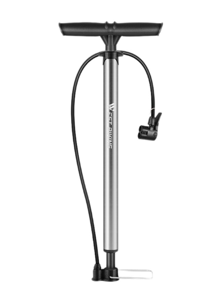 WEST BIKING High-Pressure Air Pump for Bikes/Basketballs/Motorcycles｜56×7×5cm  - Image 1
