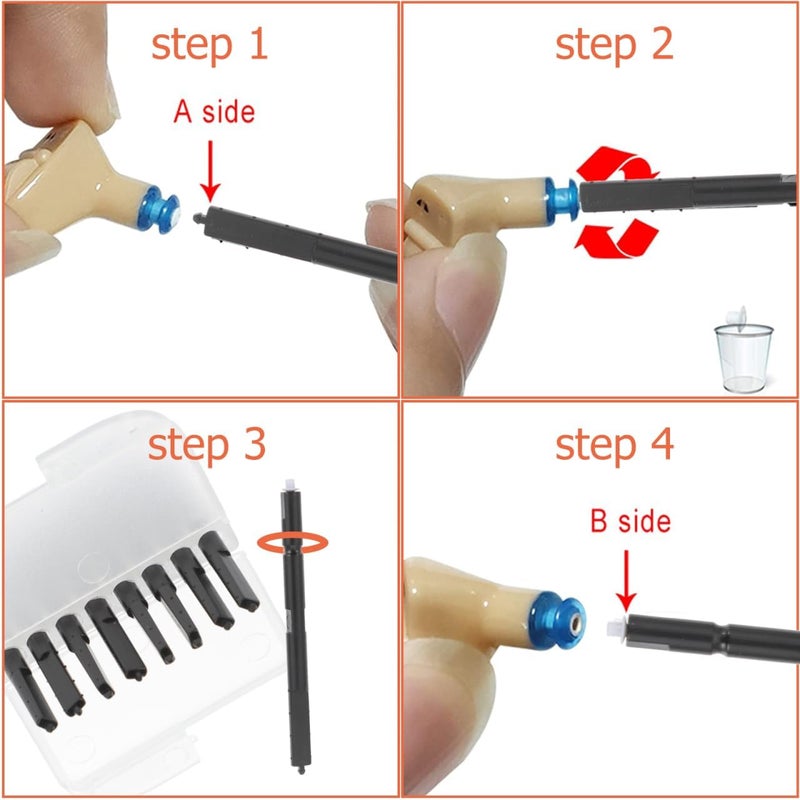Healifty Hearing Aid Filters For Phonak Plastic Hearing Aid Wax Guards Hearing Aid Accessories Hearing Aid Cleaning Kits Keep Your Hearing Aids Dirt And Wax Free for Resound Widex Compatible with Starkey - Image 5