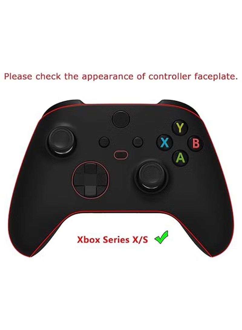 Soft Silicone Protective Case Cover for Xbox Series S/X Controller, Non-Slip No Interference Skin Protector Case Full Protection Cover for Xbox Series S/X Wireless Controller with 2 Thumb Grip Caps - Image 2