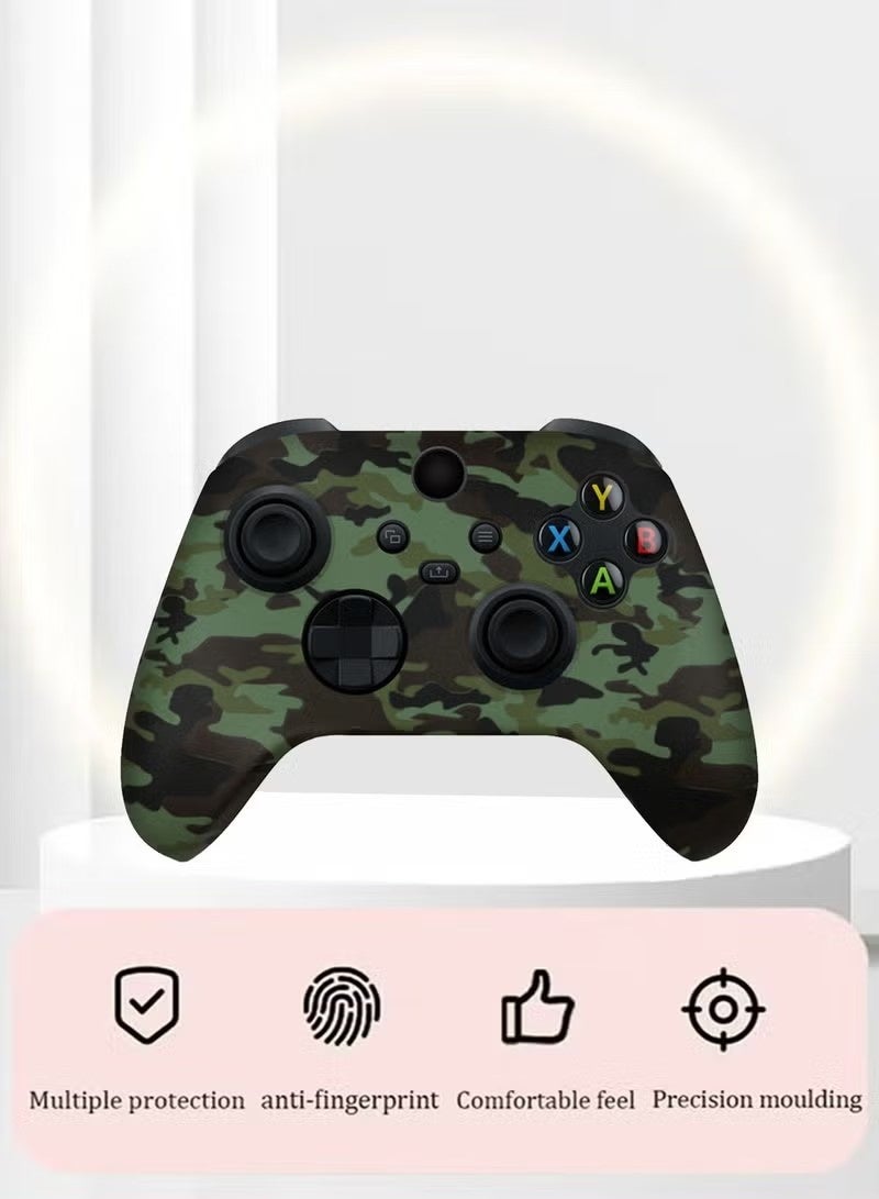 Soft Silicone Protective Case Cover for Xbox Series S/X Controller, Non-Slip No Interference Skin Protector Case Full Protection Cover for Xbox Series S/X Wireless Controller with 2 Thumb Grip Caps - Image 5