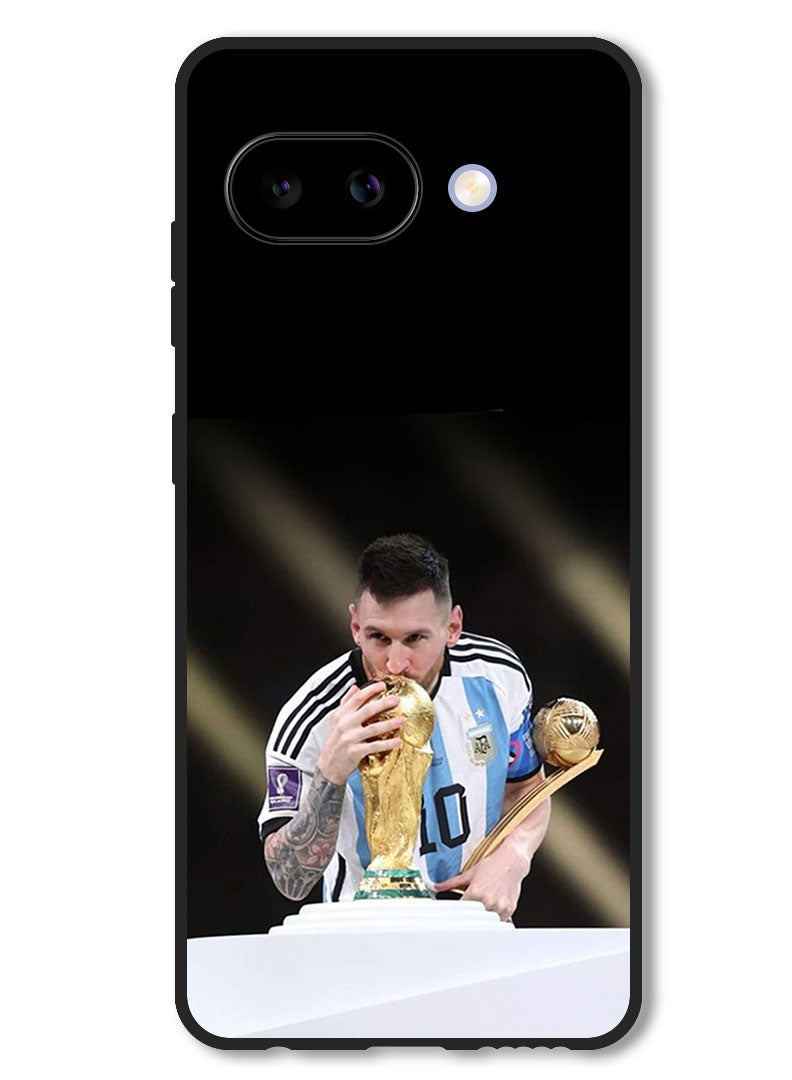 Theodor Case Compatible with Google Pixel 9A Protection Shockproof Bumper Cover Messi (3) - Image 1