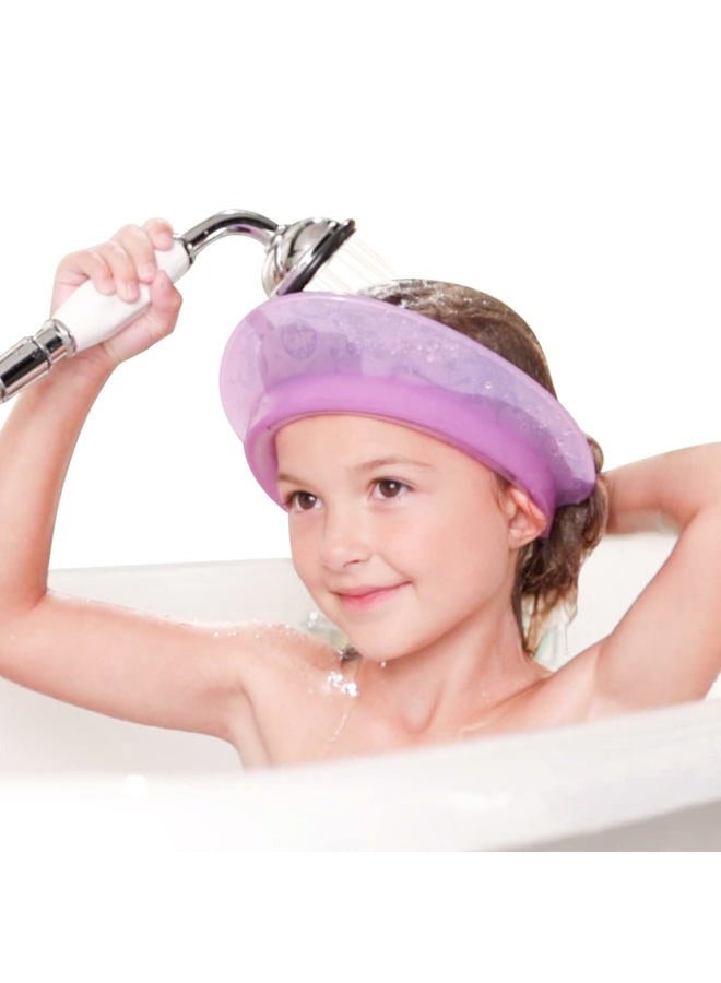 Kair Kair Air Cushioned Bath Visor, Shower Cap For Kids, Hair Washing Hat For Toddlers Adults, Purple  - Image 1