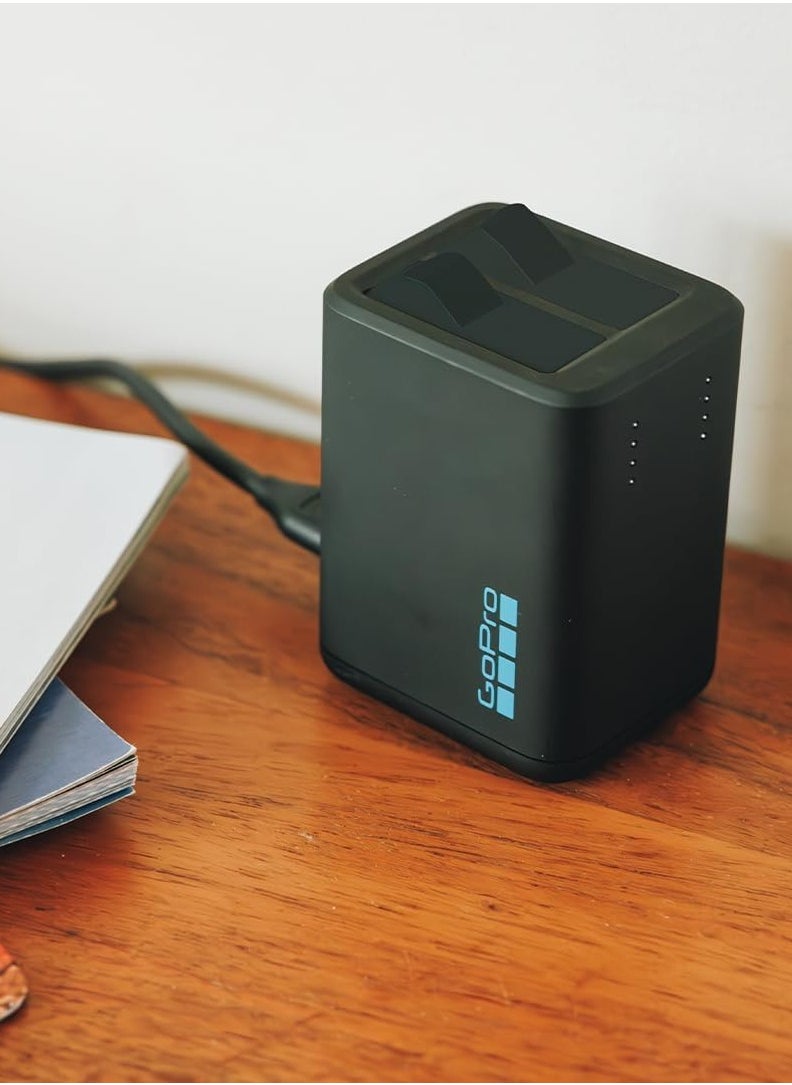 GoPro - GoPro Dual Battery Charger + 2 Enduro Rechargeable Batteries (HERO13 Black) - Image 1