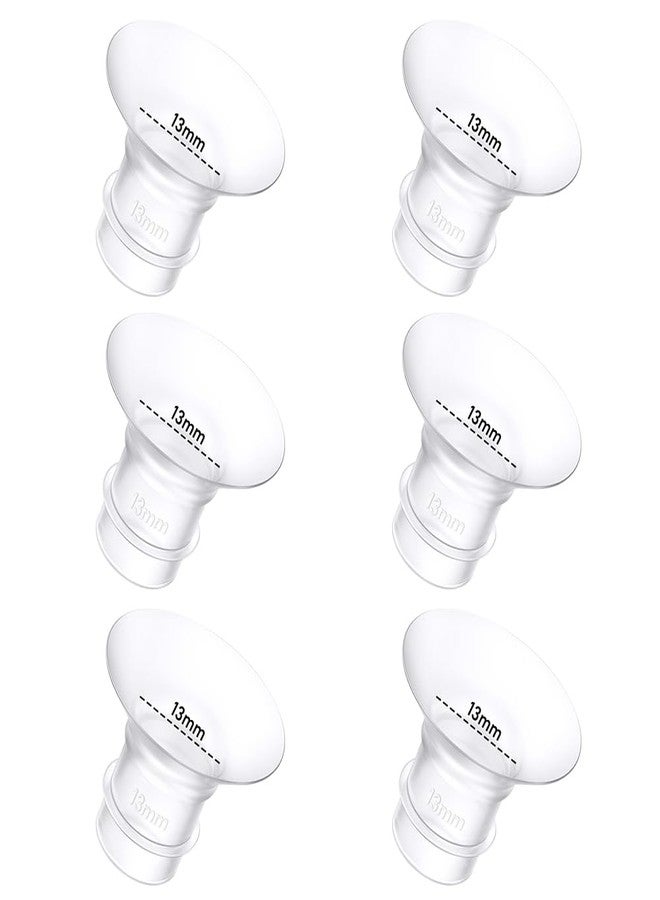 قطع من حواف مضخات الثدي مقاس 13 مم، متوافقة مع مضخات الثدي Momcozy/Spectra/Medela/eufy/Elvie/Lansinoh/Paruu P10، ومناسبة لمضخات الثدي Momcozy M5/M9/M6/V2 Pro/V2 pro/S12 Pro/eufy E10 S1 S1 Pro، حافة مقاس 24 مم - Image 1