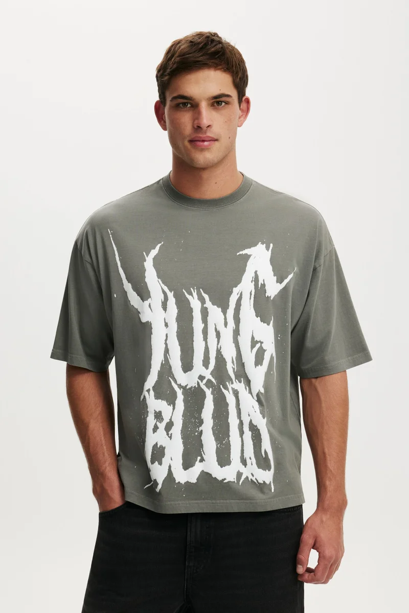 كوتون اون CROPPED FIT MUSIC T-SHIRT