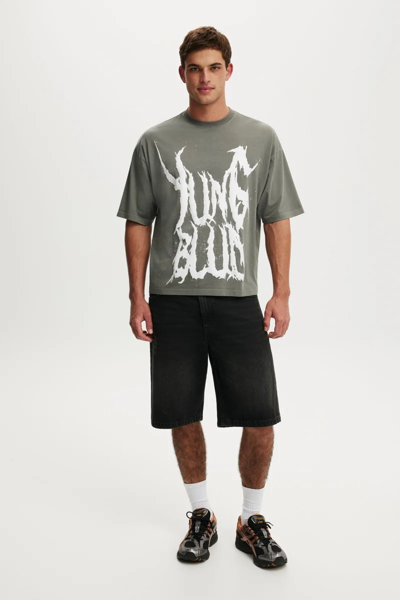 كوتون اون CROPPED FIT MUSIC T-SHIRT