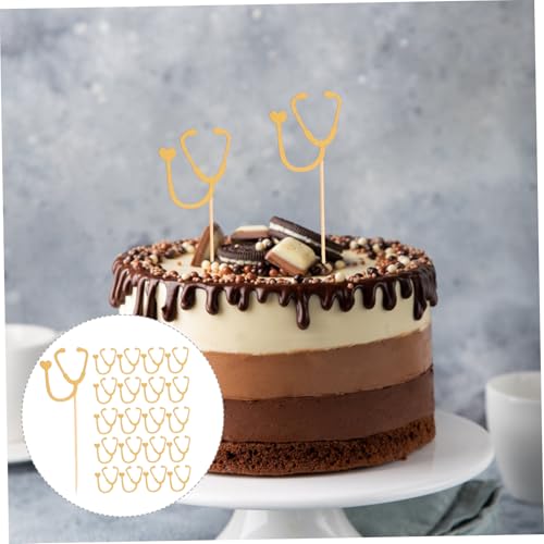 Amosfun 24 Pcs CupCake Toppers Nurse Cupcake Picks for School Graduation Medical Nurse Themed Birthday Party Cake Decorations Supplies - Image 4