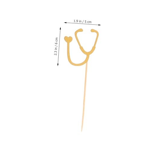 Amosfun 24 Pcs CupCake Toppers Nurse Cupcake Picks for School Graduation Medical Nurse Themed Birthday Party Cake Decorations Supplies - Image 3