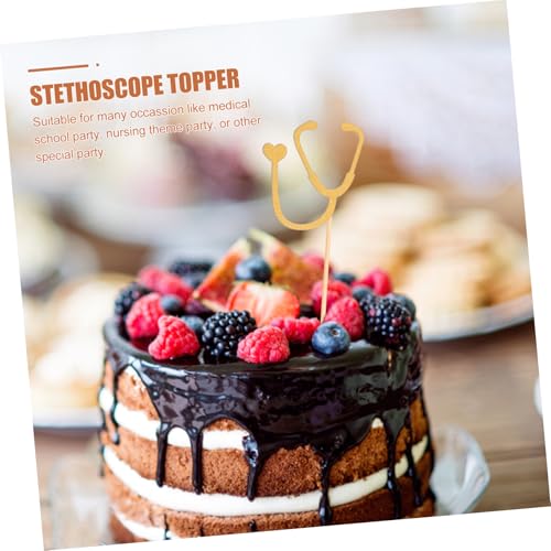 Amosfun 24 Pcs CupCake Toppers Nurse Cupcake Picks for School Graduation Medical Nurse Themed Birthday Party Cake Decorations Supplies - Image 2