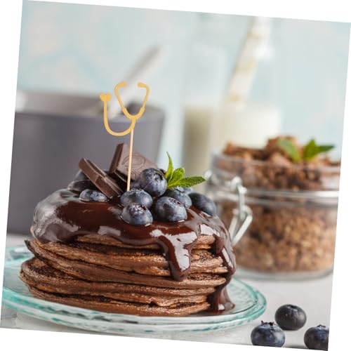 Amosfun 24 Pcs CupCake Toppers Nurse Cupcake Picks for School Graduation Medical Nurse Themed Birthday Party Cake Decorations Supplies - Image 5