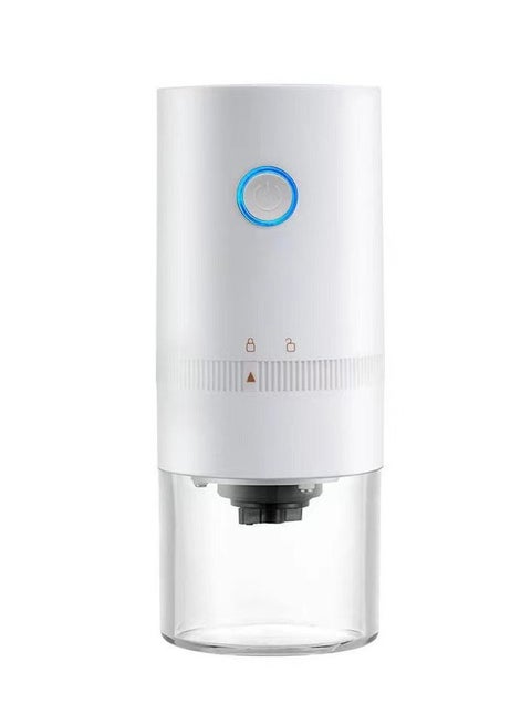 Portable Electric Coffee Grinder White