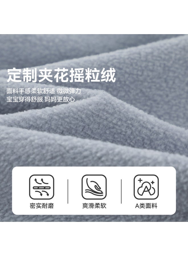 Anti-static Polar Fleece] Baby Polar Fleece Jacket, Boys' Fleece-lined Warm Autumn And Winter Children's Tops For Girls - Image 4