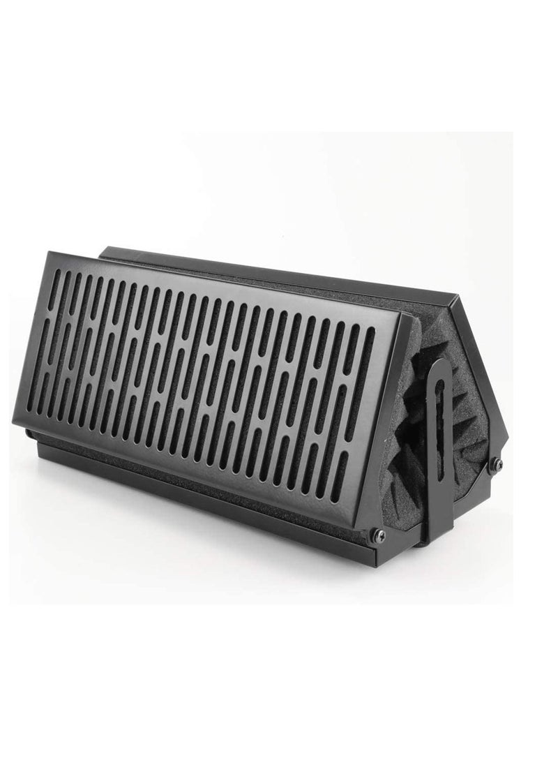 Mike Music - Microphone Isolation Shield for Condenser Microphone Recording Equipment Podcasts Vocals Broadcasting 3 Panels - Image 1