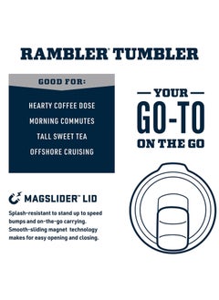 YETI Rambler 30 oz Stainless Steel Vacuum Insulated Tumbler w/MagSlider Lid  - Image 2