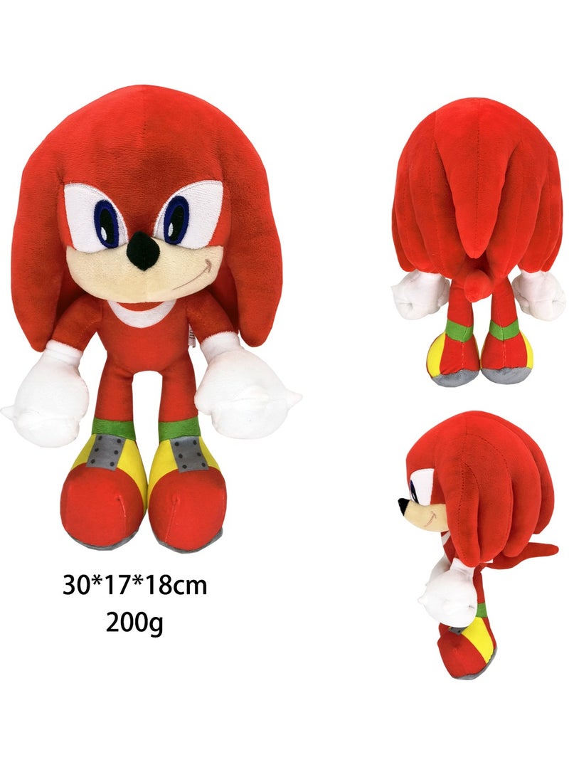 4 Pcs Sonic The Hedgehog Plush Toy Classic Sonic Figure Doll Plush Stuffed Animals Toys Gift for Boys Girls Movie Fans Blue - Image 3