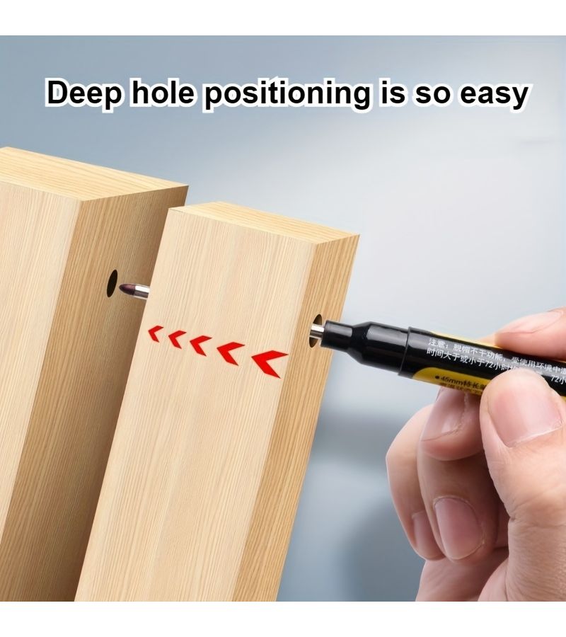 15 Red Nozzle Marker Pens Long Tip Quick Dry Oil Based Ink for Crafts Wood Metal - Image 4