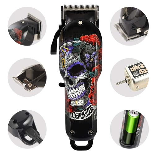 IAS Hair Clippers for Men, Beard Trimmer Cordless Rechargeable Cordless Professional Hair Trimmer #735 professional noise reduction cutting hair clipper - Image 2
