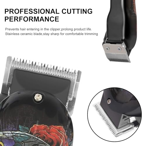 IAS Hair Clippers for Men, Beard Trimmer Cordless Rechargeable Cordless Professional Hair Trimmer #735 professional noise reduction cutting hair clipper - Image 4