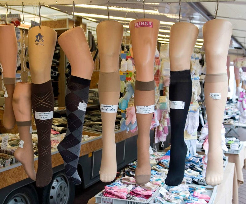 SOHAM Shree Female Leg Mannequin Dummy Display Hangers Jeans Legging Pants Socks (1, White) - Image 5