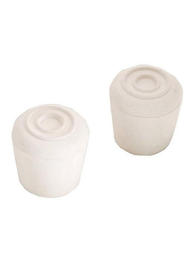 ماجيك سلايدرز 2 قطعة أطراف أرجل مطاطية دائري للأثاث بلون ابيض 1-1/4 بوصة 94622 - Image 2