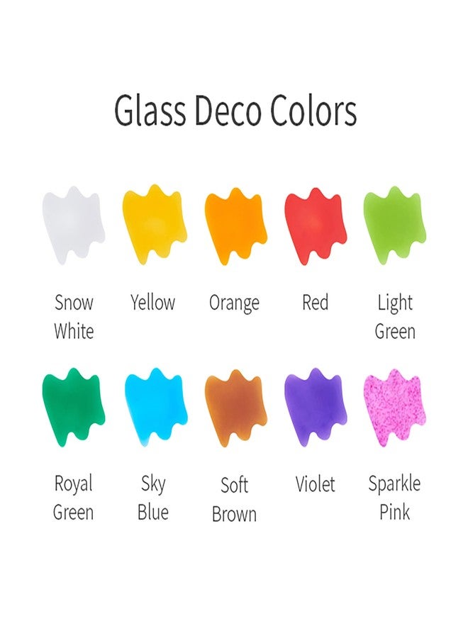 آموس زينة نوافذ AMOS Sun Deco - 10.5 مل × 10 ألوان - 12 قطعة صغيرة من زينة النوافذ الذهبية للأطفال (حلوى)، أعمال فنية وحرف يدوية للأطفال - Image 3