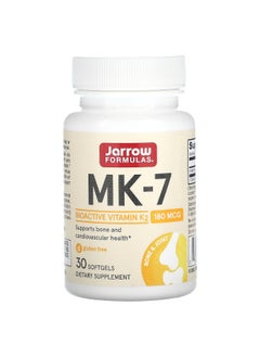 jarrow formulas Jarrow Formulas, MK-7, 180 mcg, 30 Softgels  - Image 1