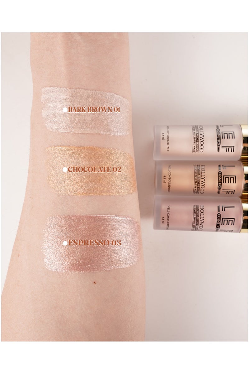 LEF COSMTICS LEF Hollywood Liquid Glow Multi use | GOLD GLOW 02 - Image 2