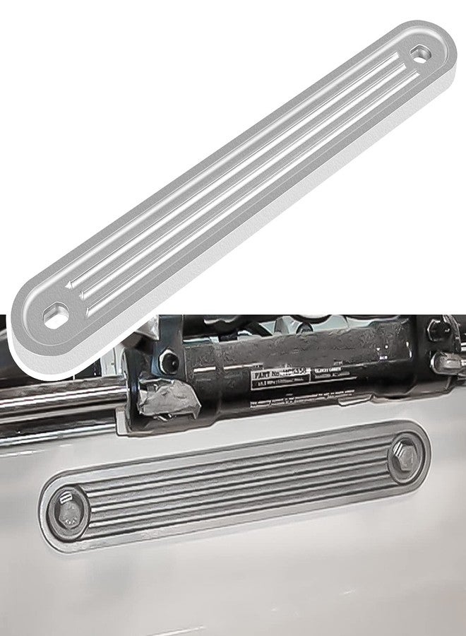 Danti TSP-1 Transom Support Plate For Top Bolt Holes (3001.8067) - 15" x 2" Aluminum Marine Engine Transom Support Plate, 3/8" Thickness - Image 1