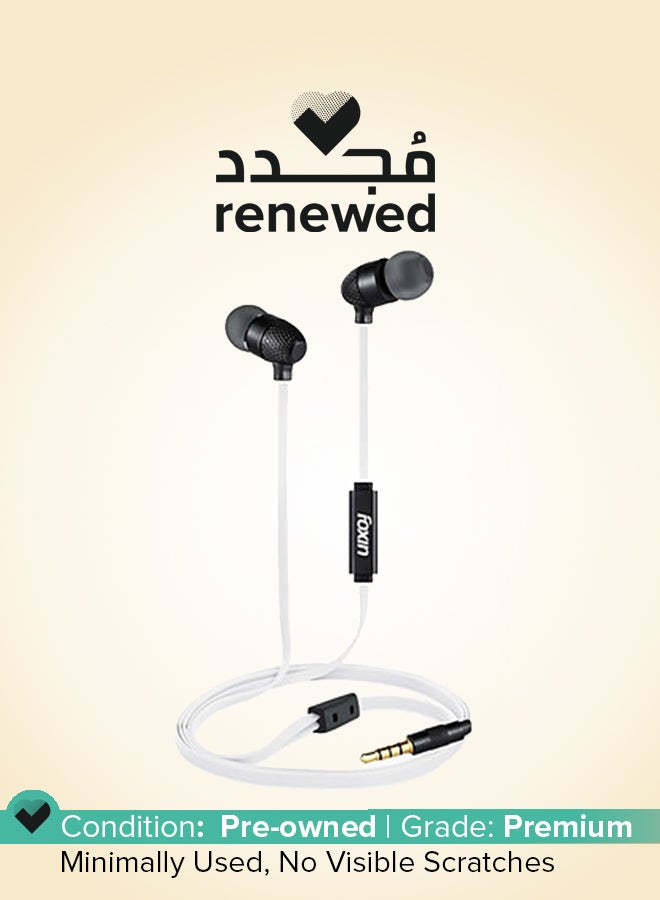 FOXIN Renewed - BASS PRO+ T2 Metallic in-Ear Wired Earphones - Image 1