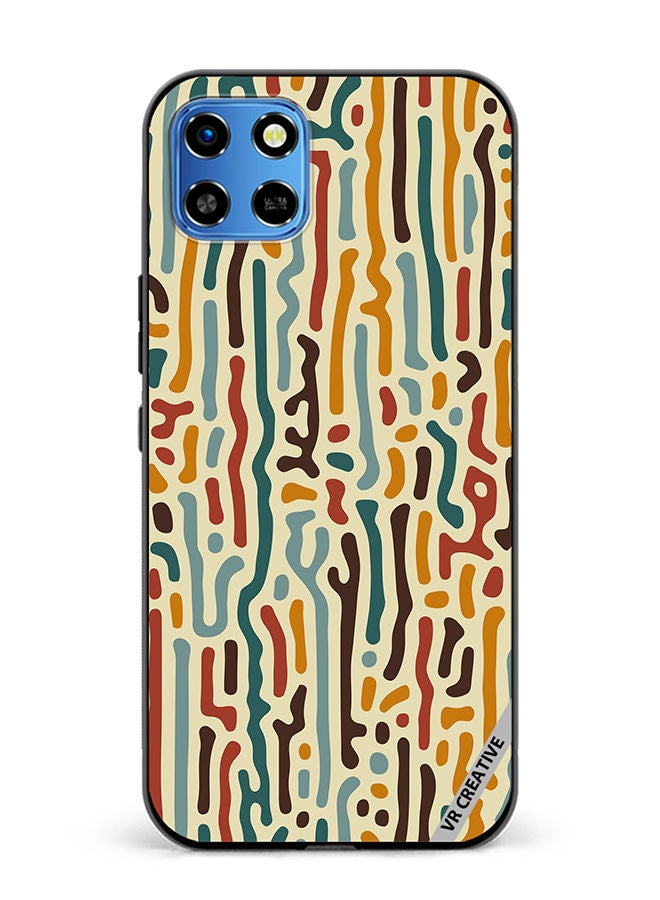 VR CREATIVE Protective Case Cover For Infinix Smart 6 HD Mix Pattern Design Multicolour - Image 1