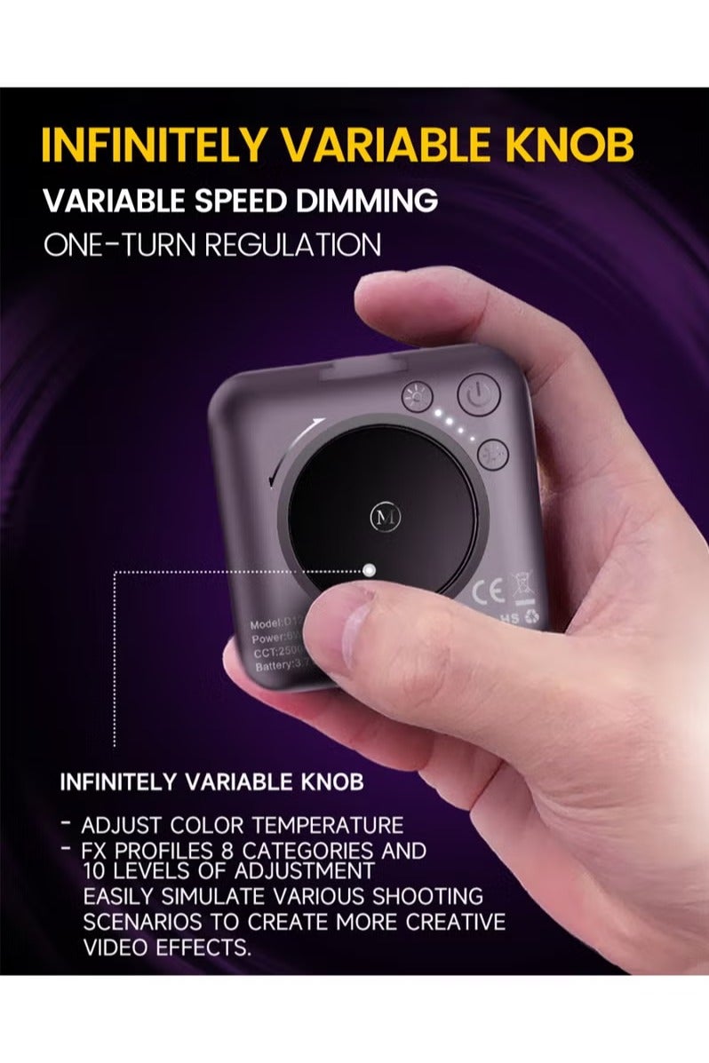 Selfie Light, 80 LED Beads Phone Light, Video Light for Meeting, Portable Clip Camera Light with Dimmable 2500-9000K with 2000mAh Battery. Compatible for Camera Selfie Stick Tripod. - Image 2