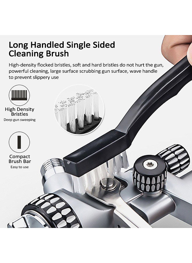 21Pcs Multi-Purpose Paint Sprayer Cleaning Kit Nylon Brushes Mini Brushes & Needles Metal Tube Cleaning Brush for Clean Airbrush Nozzles Sprayer Tattoo Equipment  - Image 2