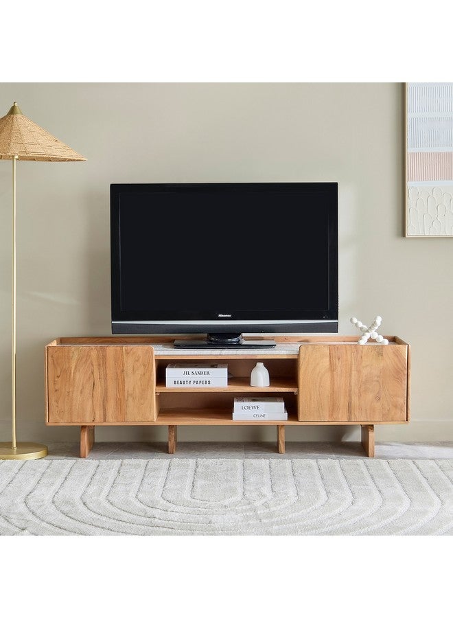 Home Box Seoul 1.6-Meter Marble Top Tv Unit For Tvs Up To 70-Inch 50 X 160 X 40 Cm  - Image 2