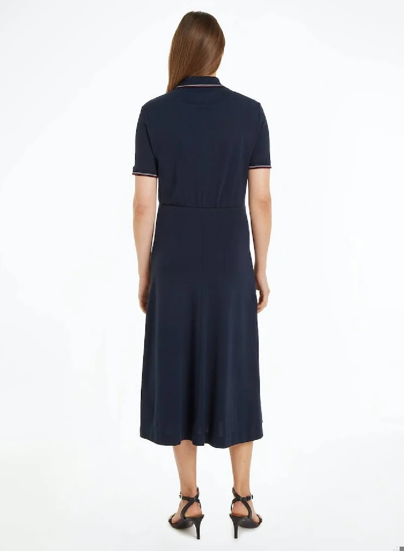 TOMMY HILFIGER Regular Tipping Polo Dress