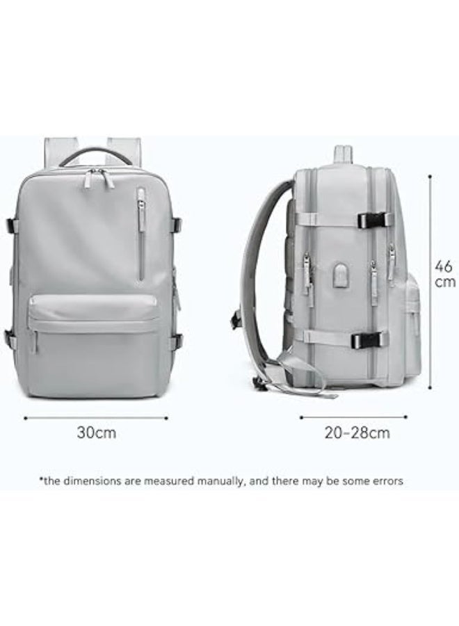 Beauenty Large Travel Backpack, Carry On Backpack for Men, Airline Flight Approved Waterproof 16 Inch Laptop Backpack with Shoe Compartment Casual Daypack Backpacks - Image 4