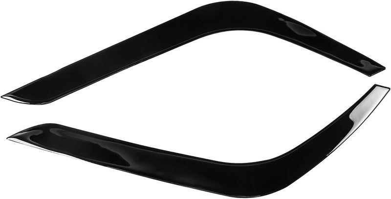 Vuzmode Gloss Black Headlight Eyebrow Stickers for Toyota Tundra - Image 1